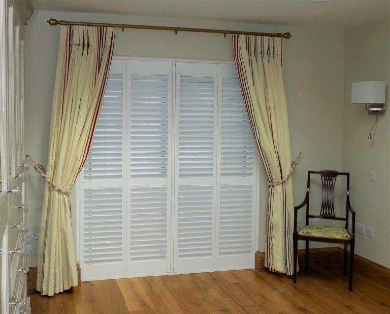 Shutters dining room french doors